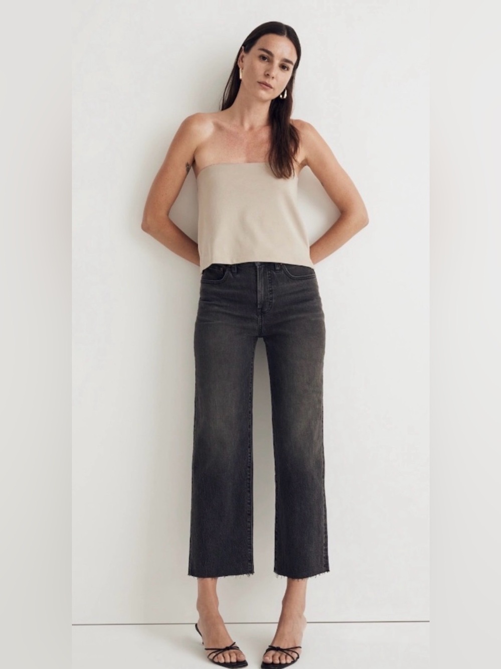 Madewell Perfect Vintage Wide Leg Crop Jeans